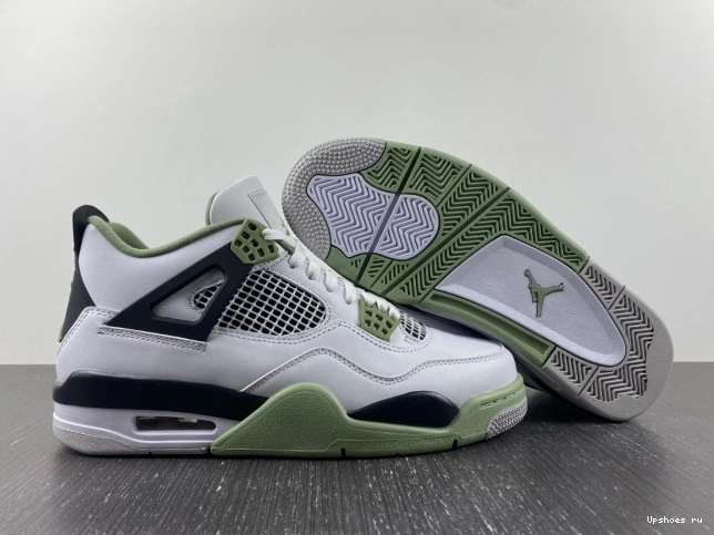 AQ9129-103 Seafoam Jordan Retro 4 0824